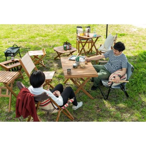 東谷 / ロールトップハイテーブルL (ブラウン) (W100×D60×H64) (送料無料[北海道・沖縄送料別])