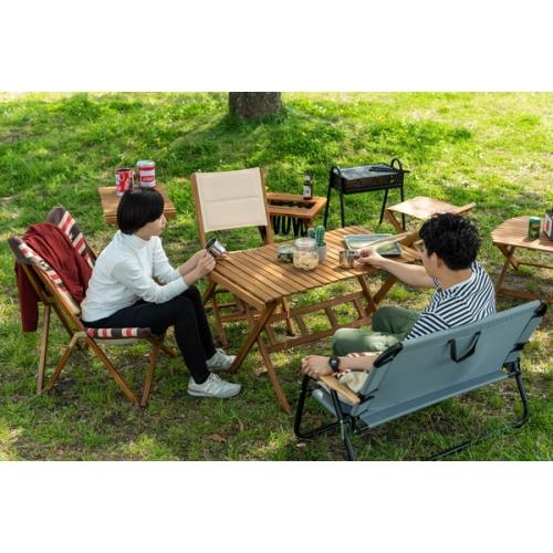 東谷 / ロールトップハイテーブルL (ブラウン) (W100×D60×H64) (送料無料[北海道・沖縄送料別])