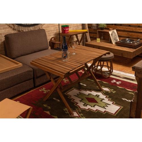 東谷 / ロールトップハイテーブルL (ブラウン) (W100×D60×H64) (送料無料[北海道・沖縄送料別])