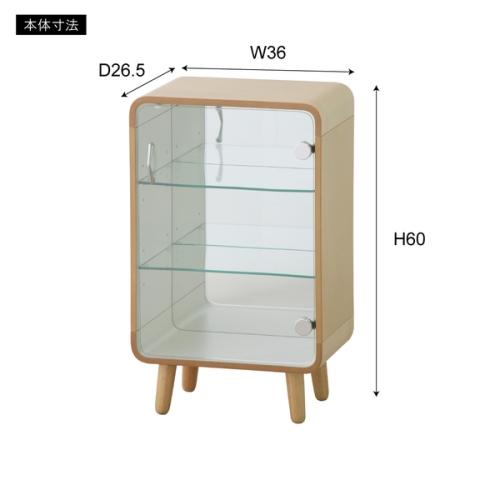 東谷 / コレクションシェルフS (ブラウン) (W36×D26.5×H60) (送料無料[北海道・沖縄送料別])_2
