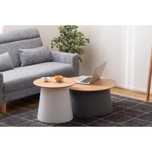 東谷 / ラウンドテーブルL (グレー) (φ69×H32.5) (送料無料[北海道