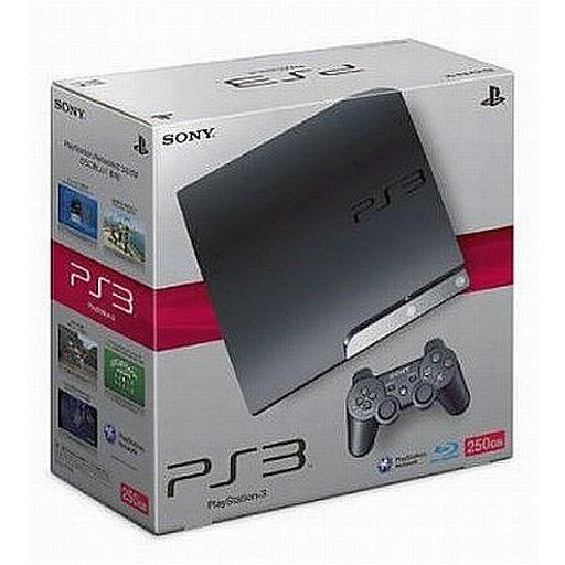 中古PS3ハード プレイステーション3本体 チャコール・ブラック(HDD 250GB) (状態：AVケーブル欠品)