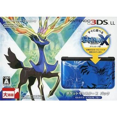 本体 中古ニンテンドー3dsハード ニンテンドー3dsll本体 ポケモンx ゼルネアス イベルタルブルー