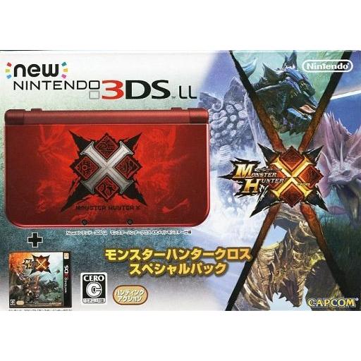 中古ニンテンドー3DSハード Newニンテンドー3DSLL本体 モンスターハンタークロス スペシャルパック | 
