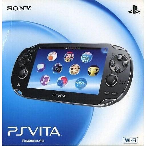 中古PSVITAハード PlayStation Vita本体&lt;&lt;Wi-Fiモデル&gt;&gt;(クリスタル・ブラック)[PCH-1000 ZA01]｜suruga-ya