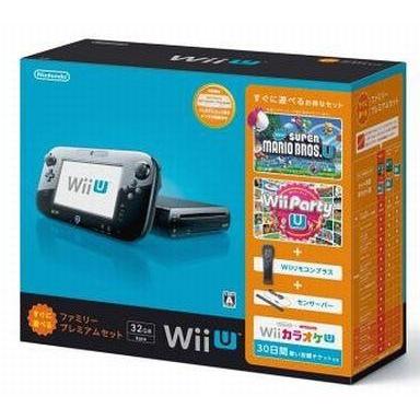 中古WiiUハード Wii U本体 すぐに遊べるファミリープレミアムセット 