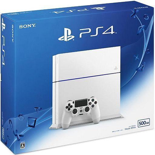 中古PS4ハード プレイステーション4本体 グレイシャー・ホワイト(HDD 500GB/CUH-1200AB02)｜suruga-ya