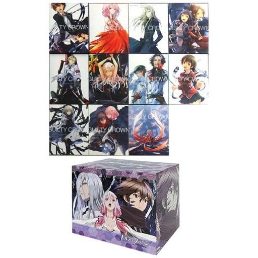 中古アニメヴィデオディスク ギルティクラウン 完膚無き迄に生み出すこと押さえる版 全11巻仕かける(アニメイト全巻納めるBOX付き添い人)
