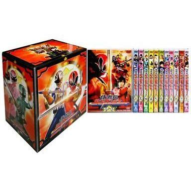 中古特撮DVD 侍戦隊シンケンジャー BOX付初回版全12巻セット シン