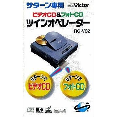 中古セガサターンハード サターン専用 ビデオCD＆フォトCD ツイン