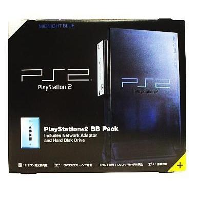 中古PS2ハード プレイステーション2本体 BB Pack ミッドナイト 中古PS2ハード プレイステーション2本体 BB Pack ミッドナイト