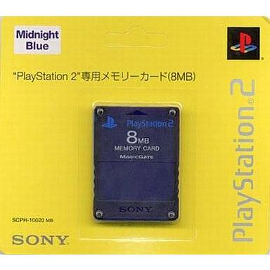 中古PS2ハード PlayStation 2専用メモリーカード (8MB) ミッドナイト