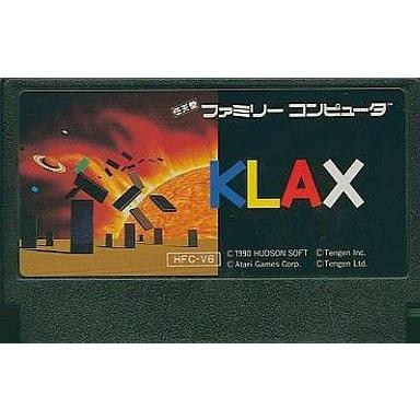 中古ファミコンソフト KLAX (箱説なし)｜suruga-ya