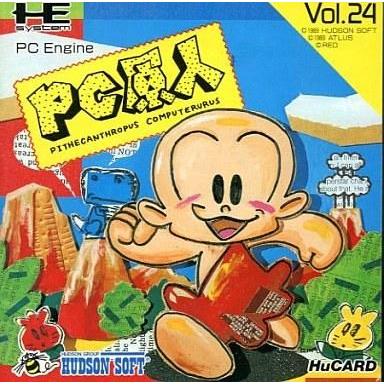 中古パソコン発動機Hu歌留多ホンブルグ帽 パソコン原人 PCエンジン-テレビゲーム