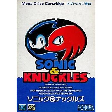 中古メガドライブ ソフト ソニック＆ナックルズ