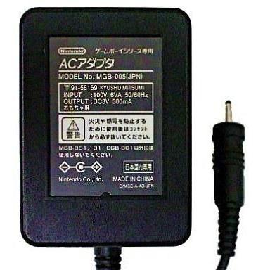 【バラ売り可能】ゲームボーイポケット専用 ACアダプタ 中古GBハード ゲームボーイシリーズ専用 ACアダプタ(ポケット