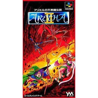 中古スーパーファミコンソフト ARETHA II(アレサ 2) 〜アリエルの不思議な旅〜｜suruga-ya