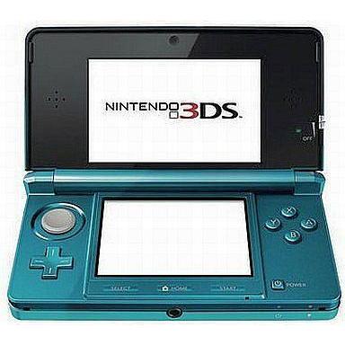 中古ニンテンドー3DSハード ニンテンドー3DS本体 アクアブルー(本体  