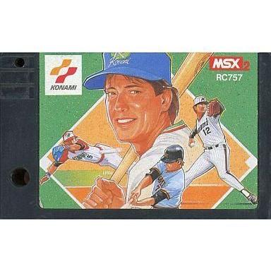 中古MSX2 カートリッジROMソフト THEプロ野球 激突ペナントレース (箱説なし)｜suruga-ya