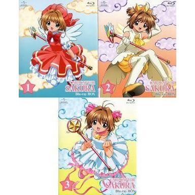 中古アニメBlu-ray Disc カードキャプターさくら Blu-ray BOX 初回押さえる盤 全巻納めるBOX付き添い人 全3BOX仕掛ける その他-DVD、映像ソフト-アニメーション