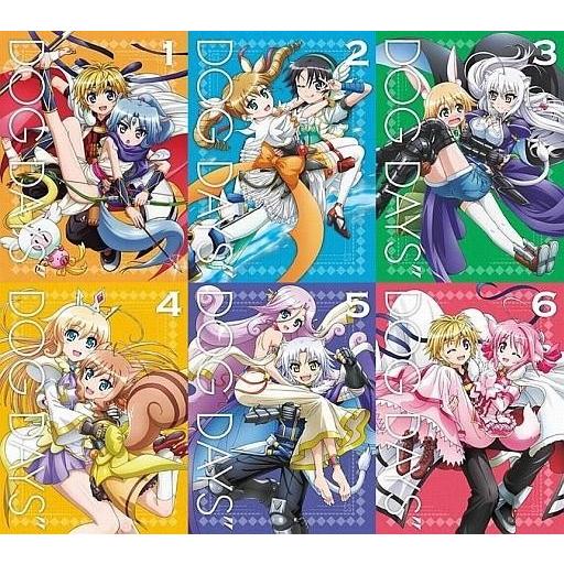 中古アニメBlu-ray Disc DOG DAYS” 完全生産限定版 全6巻セット