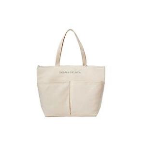 中古バッグ DEAN ＆ DELUCA 保冷機能付きコットン素材のロゴトート GLOW(グロー) 2024年8月号付録