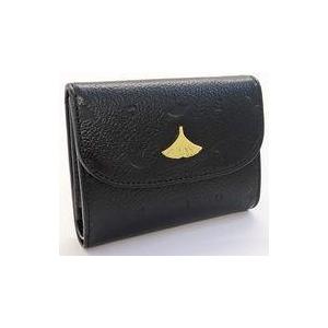 中古財布・パスケース フサエブランド 三つ折り財布 ブラック