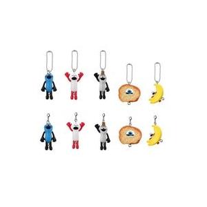 中古キーホルダー 全10種セット 「パペットスンスン つまんでつなげて