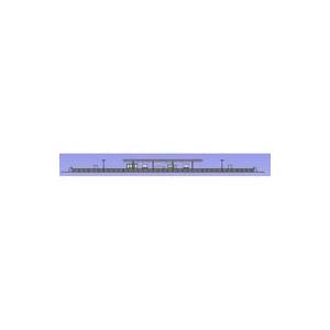 新品鉄道会社ひな形 1/150 島式老人ホーム仕掛ける(都市型) ともし火付 [4275] ゲーム、おもちゃ-車両