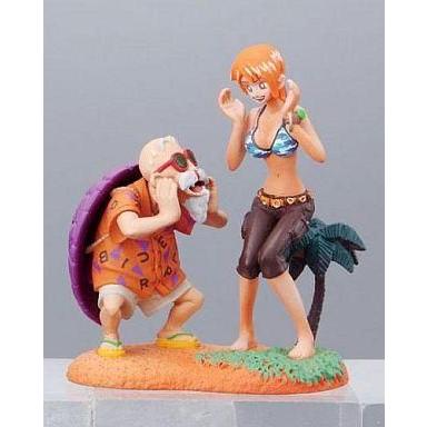 中古トレーディングフィギュア ナミ＆亀仙人 彩色版 「ドラゴンボール