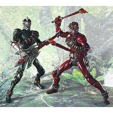 中古フィギュア S.I.C VOL.33 仮面ライダーヒビキクレナイ＆仮面ライダートドロキ 「仮面ライダー響鬼」