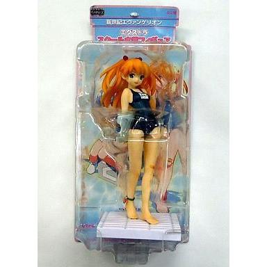 中古フィギュア 惣流・アスカ・ラングレー「新世紀エヴァンゲリオン」エクストラスクール水着フィギュア feat.ぽよよん・ろっく