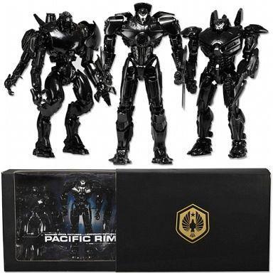 中古フィギュア エンド・タイトルズ イェーガー 3体セット 「パシフィック・リム」 7インチ アクシ