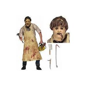 中古フィギュア アルティメット レザーフェイス 「悪魔のいけにえ」 40th アニバーサリー 7インチ アクシ