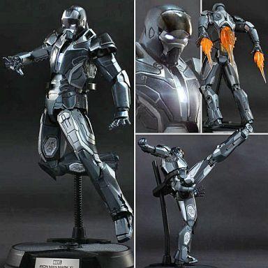 中古フィギュア アイアンマン・マーク40 ショットガン 「アイアンマン3」 1/12 コレクティブルフィギュアプレミアムフ