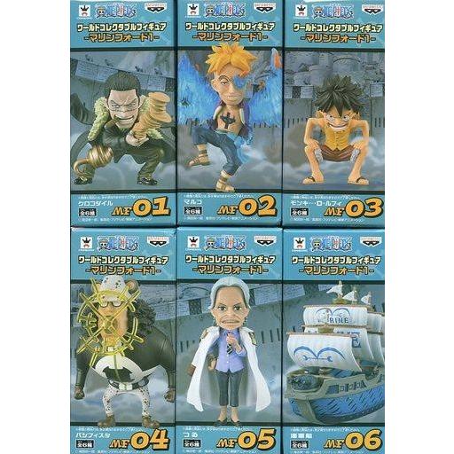 中古フィギュア 全6種セット 「ワンピース」 ワールドコレクタブル