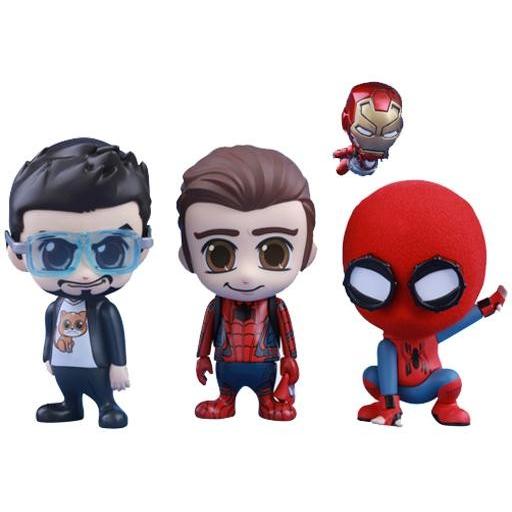 送料無料 フィギュア スパイダーマン ホームメイド スーツ版 ピーター パーカー トニー スターク 3体セット スパイダ 公式 Studiostodulky Cz