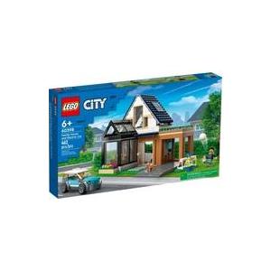中古おもちゃ LEGO モダンハウスと電気自動車 「レゴ シティ」 60398