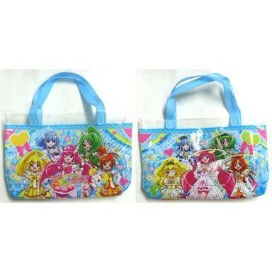 中古バッグ(キャラクター) 集合(6人) おしゃれトート(ブルー) 「映画 スマイルプリキュア!」 前売り券特典｜suruga-ya