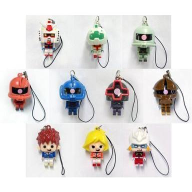 中古ストラップ(キャラクター) 全10種セット ブロックフィギュア