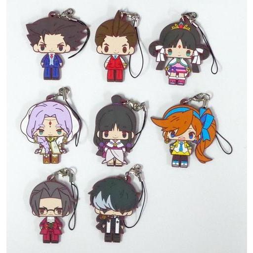 中古ストラップ(キャラクター) 全8種セット 「こえだらいずR ラバー