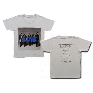 中古Tシャツ(男性アイドル) 嵐 Tシャツ グレー フリーサイズ 「ARASHI