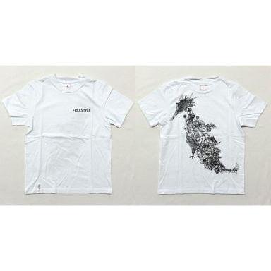 中古Tシャツ(男性アイドル) 大野智 Tシャツ ホワイト Sサイズ 「個展