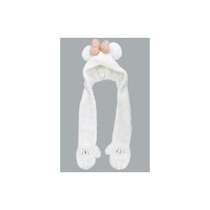 中古衣類 ミニーマウス マフラー付きファンキャップ 「ディズニー