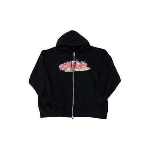 中古衣類 キヨ キヨ猫パーカー(ジップアップ) ブラック メンズ(L