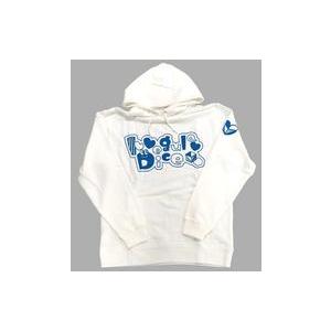 中古衣類 If(いれいす) パーカー ホワイト×ブルー フリーサイズ