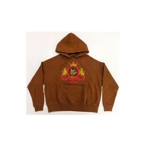 King Gnu キングヌー CREST LOGO HOODIE パーカー L 中古衣類 King Gnu CREST LOGO HOODIE(パーカー) ブラウン Sサイズ