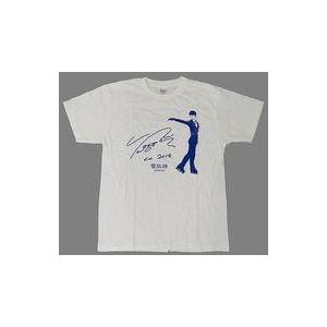 中古衣類 羽生結弦 複製サイン入りTシャツ ホワイト Mサイズ 「雪肌精