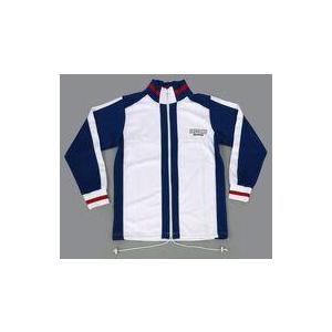 中古アウターウェア 青春学園中等部 ジャージ ホワイト×ブルー Mサイズ