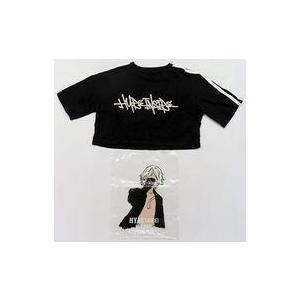 中古Tシャツ HYDE クロップドグラフィックTシャツ ブラック Sサイズ